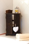 d�tail de la salle de bain de la chambre d' hotes Mouton, pres d'Aubigny sur nere � Blancafort