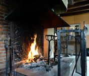le charme et la chaleur d'un feu de cheminée'